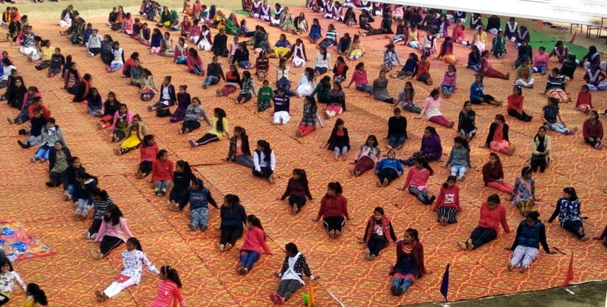yoga, camp, rss, kasganj