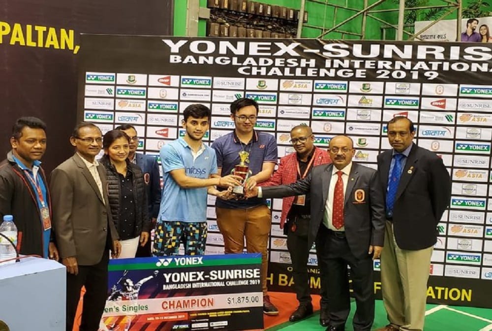 Shuttler lakshya sen claims Bangladesh International Challenge title