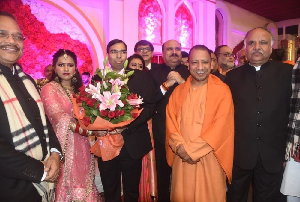Marriage of Madhya Pradesh governor Lalji tandon's grandson.