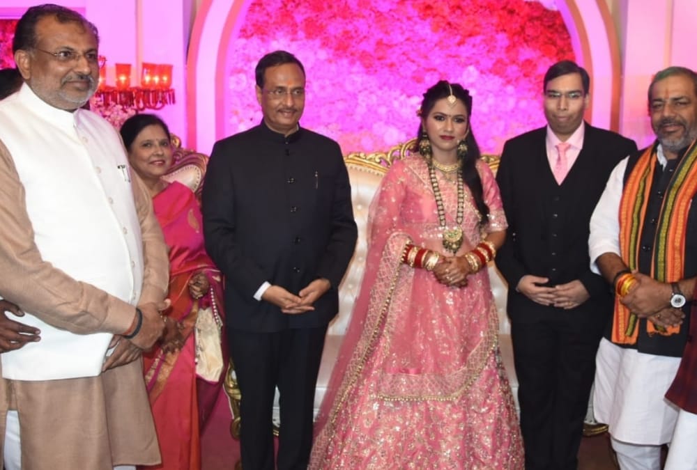 Marriage of Madhya Pradesh governor Lalji tandon's grandson.