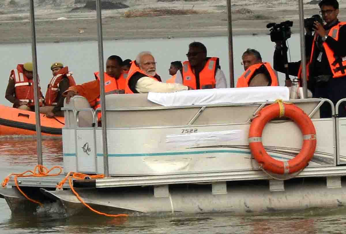 Red zone of pollution in the Ganges from Kannauj to Patna
