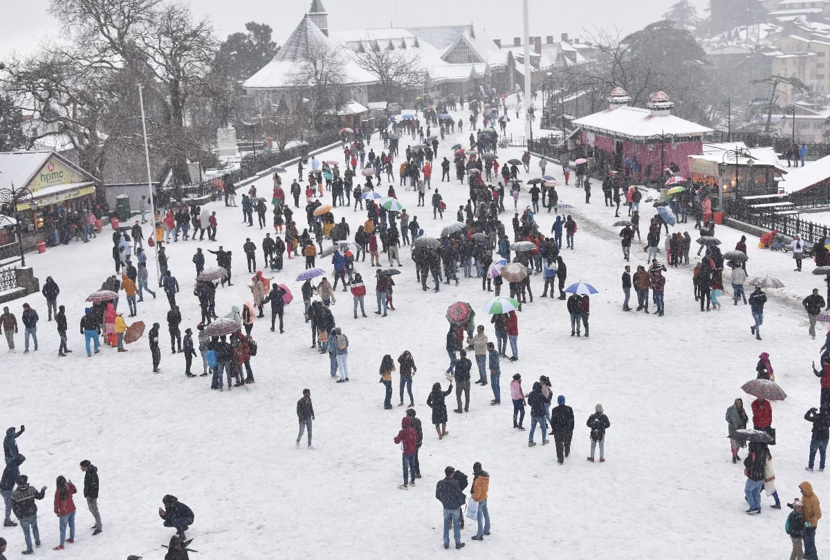 after twenty two years shimla average temperature recorded 3.8 degree celsius