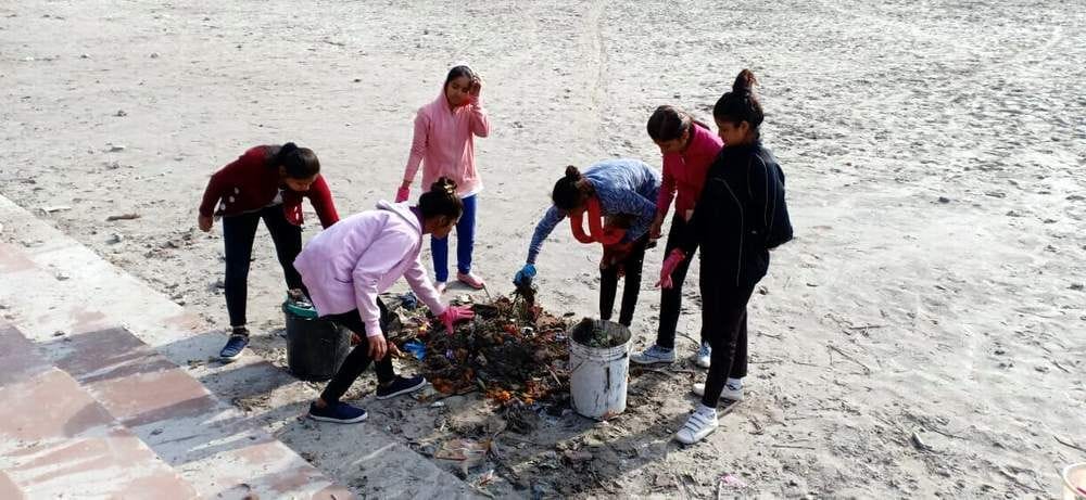 Sparsh Ganga team launched cleanliness campaign on Ganga Ghats
