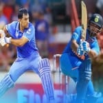 ऋषभ पंत और एमएस धोनी
