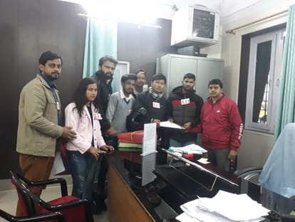 jamia university Protest: Nsui And Sfi Protest in dehradun