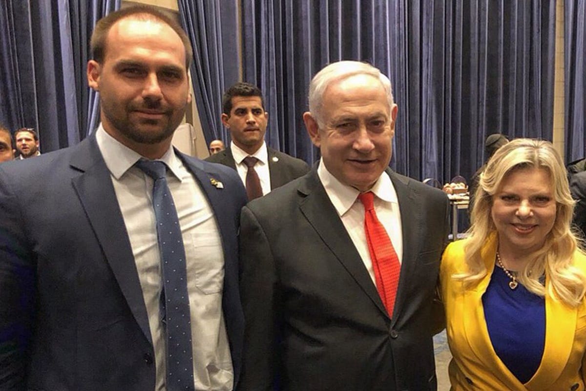 bolsonaro son promises to open its high commission in jerusalem on which netanyahu thanks him