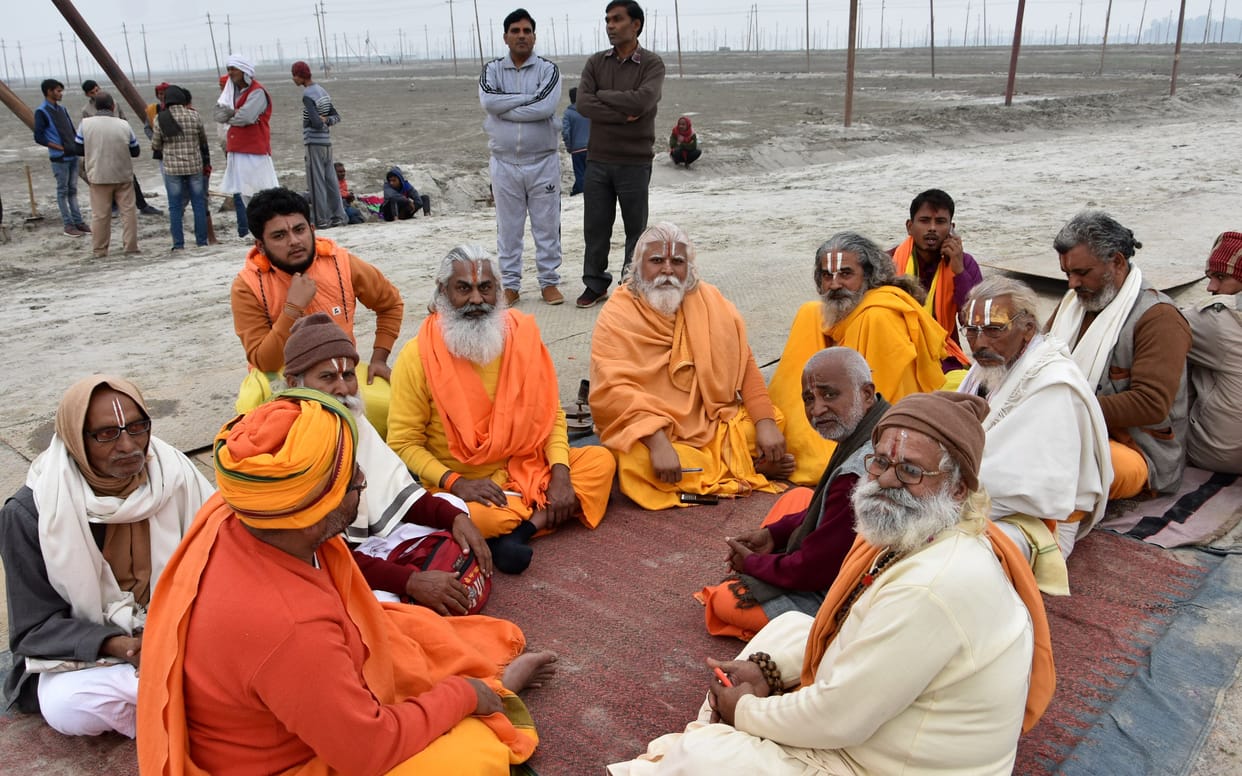 Controversy between saints and administration over Khak Chowk ground cover