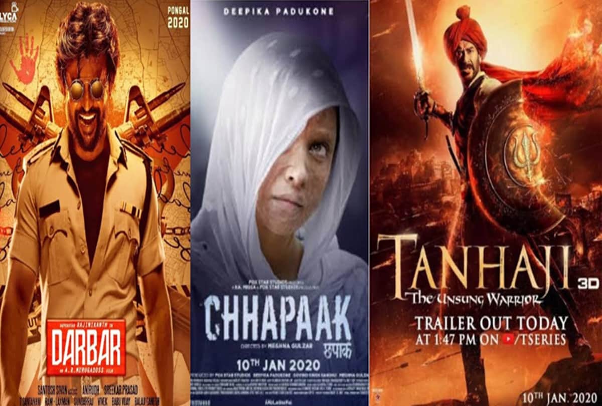 Ajay Devgn Tanhaji Deepika Padukone Chhapaak And Rajinikanth Darbar Box Office Collection