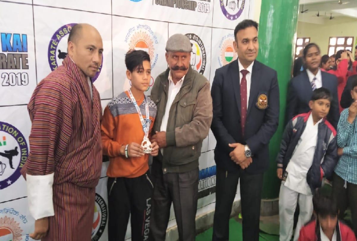Himachal players dominated national karate competition, won four medals