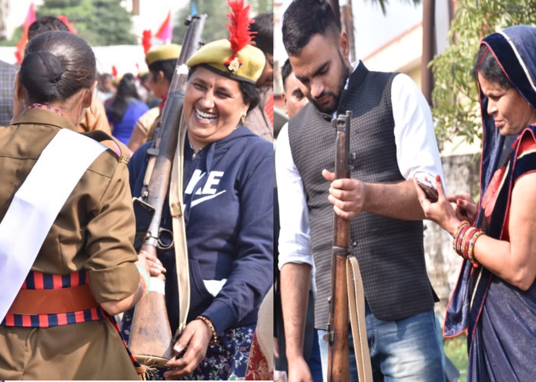lady constable passing out parade offbeat photos at police line gorakhpur on vijay diwas