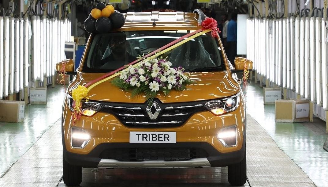 Renault Triber is offering huge discounts on its 7 seater small car