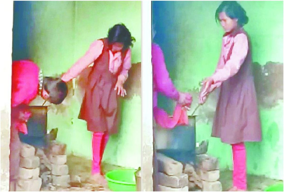 Cook did not make mid-day meal when SC student cut potatoes in school   mainpuri
