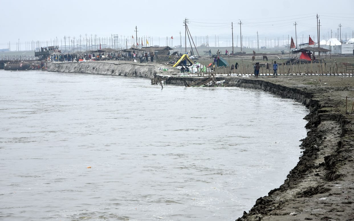 Sky diving will be done at Sangam with the help of Russian company
