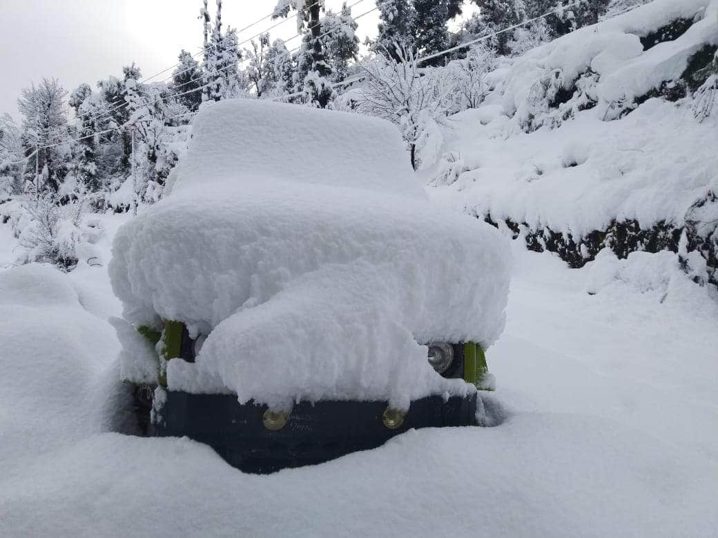 snowfall Havoc in uttarakhand
