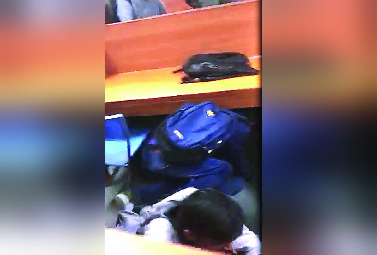 Jamia violence tear gas shells fired inside the library