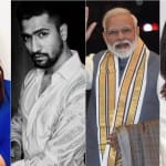 परिणीति चोपड़ा, विकी कौशल, पीएम नरेन्द्र मोदी और संध्या मृदुल