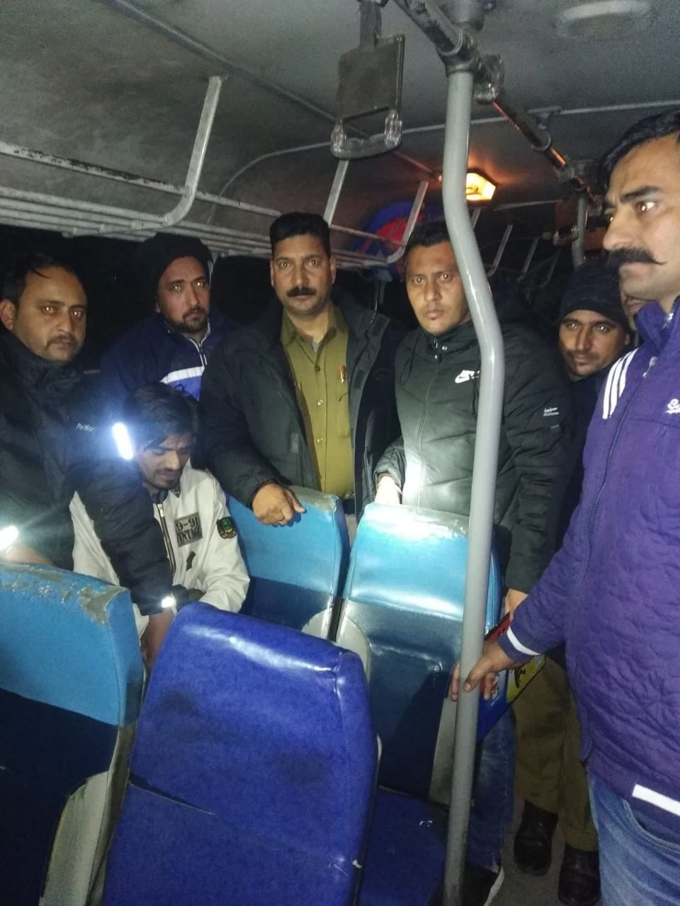 chitta recovered from  person chamba bus