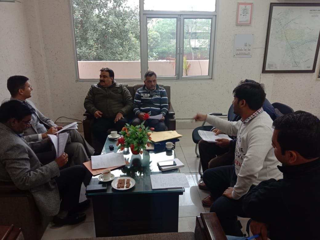 mla told dissatisfied about the  ongoing development works in the city