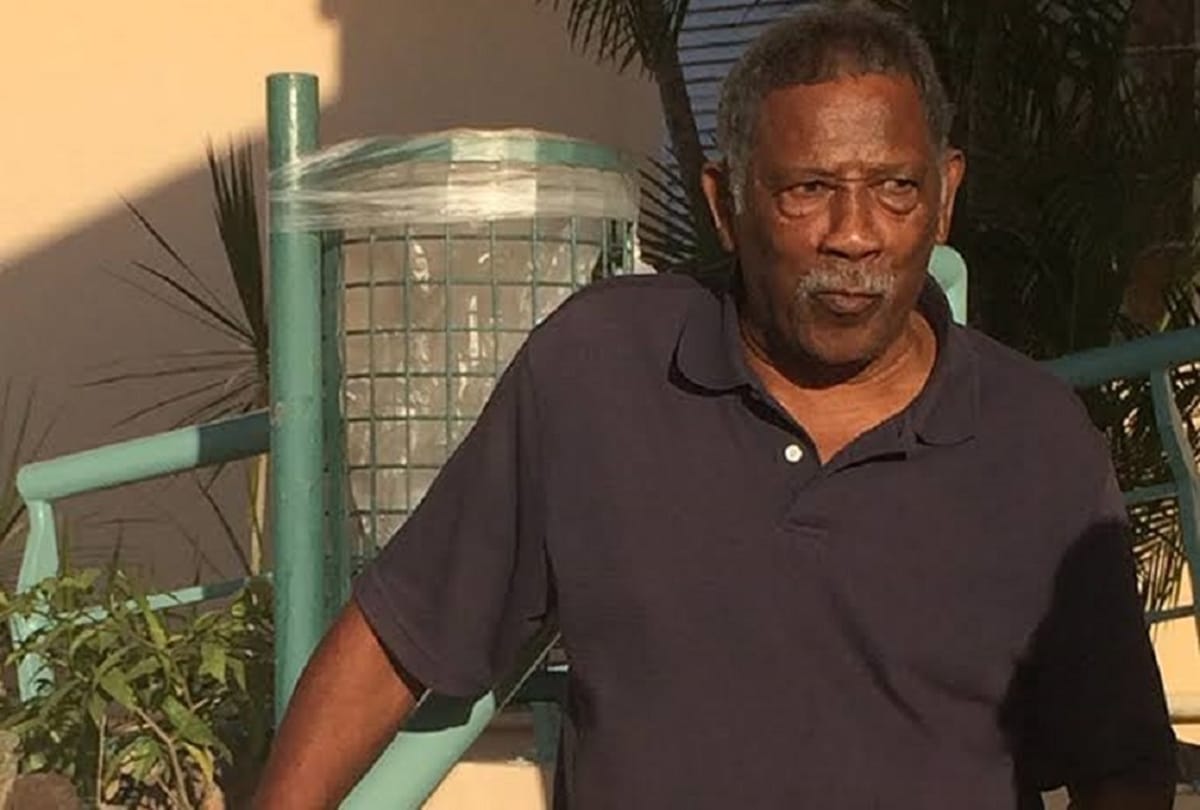 West Indies players wears black armbands in memory of Basil Butcher in Vizag ODI