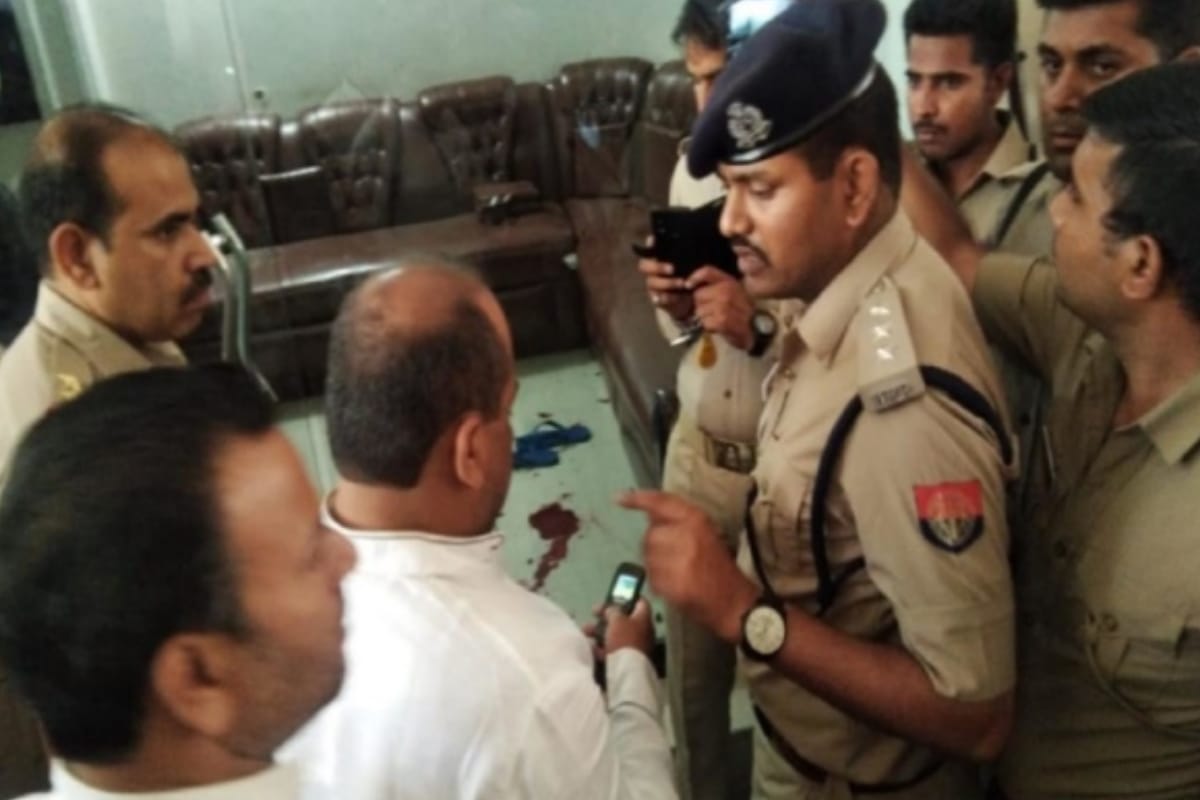 BSP leader Haji ahsan murderer Shahnawaz shot dead in CJM court in Bijnor
