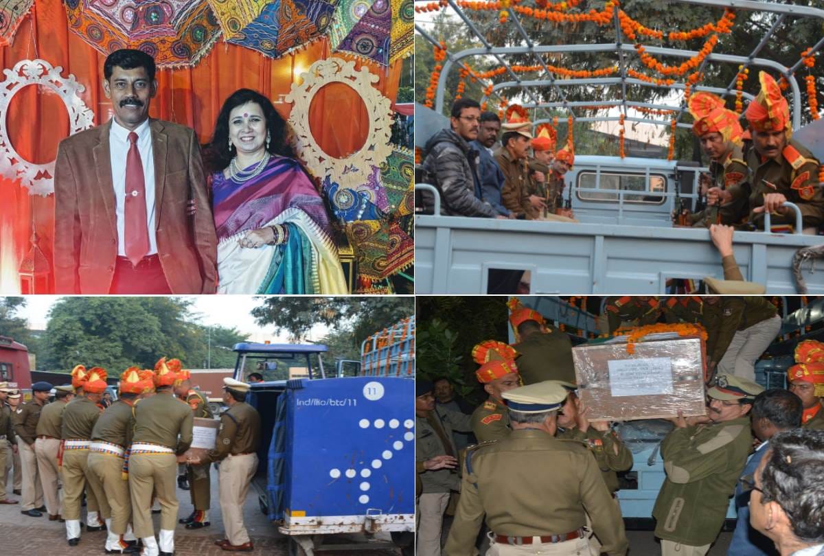 The body of CRPF DIG shailendra vikram singh and his driver reached Lucknow