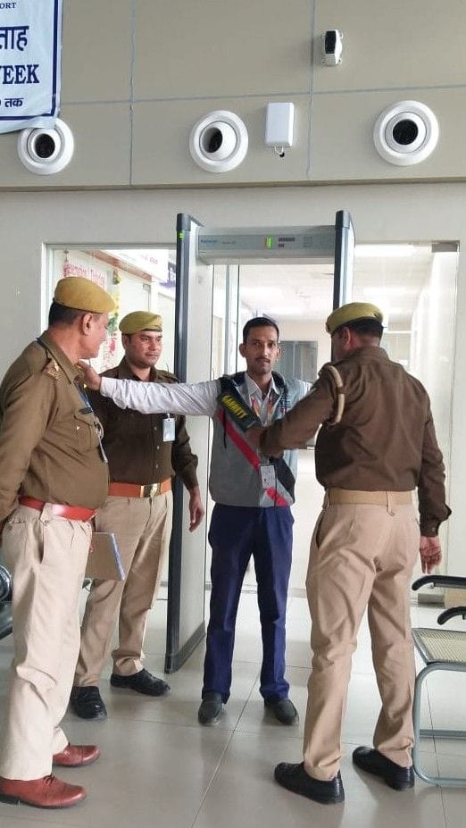 High alert in airport and railway, enhanced security personnel