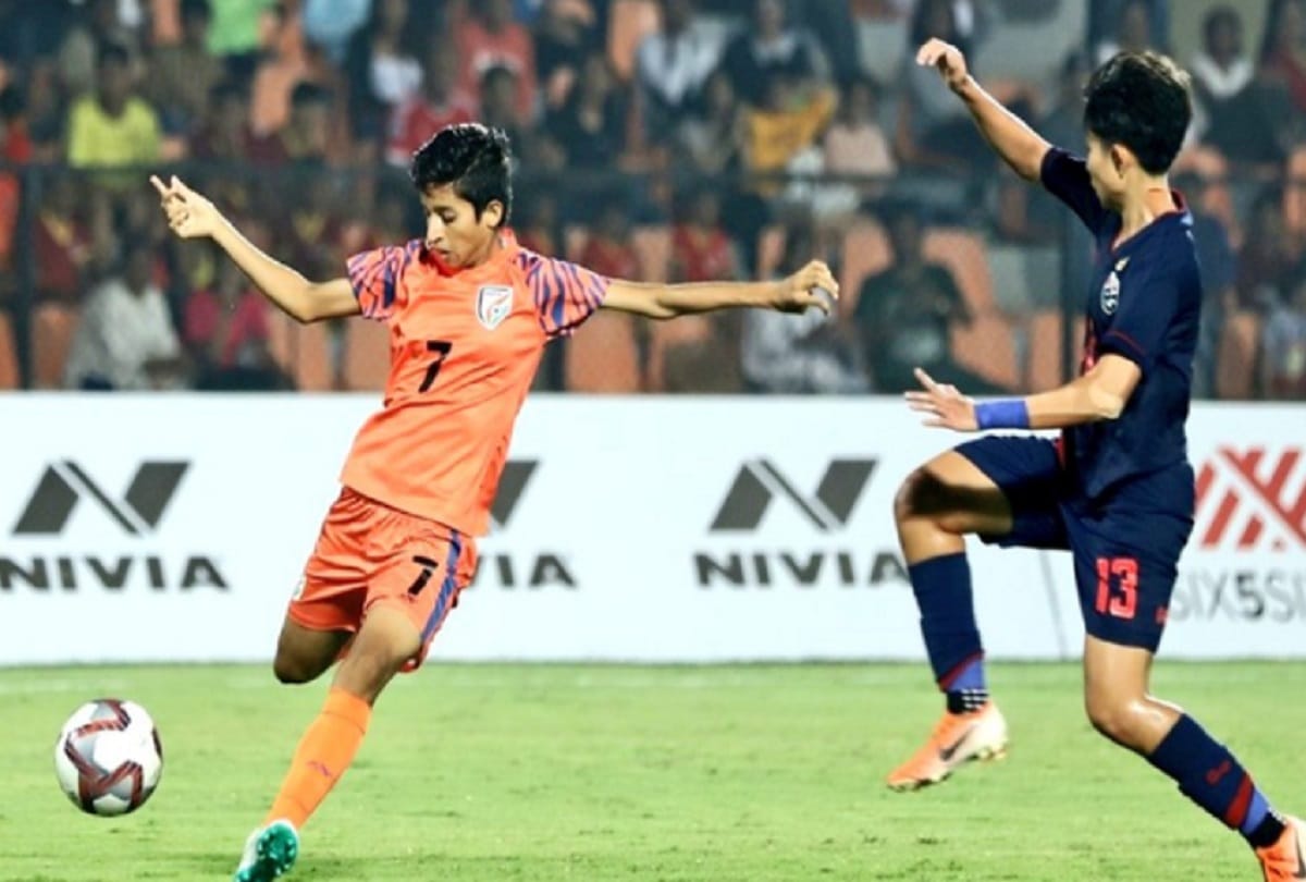 India women football team beat Thailand, to Play Sweden in Final of under 17 tournament