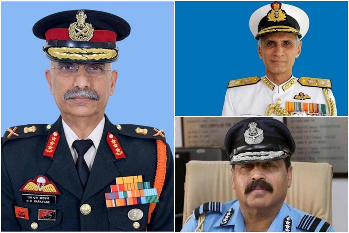 All three service chiefs have now a common IAF connection