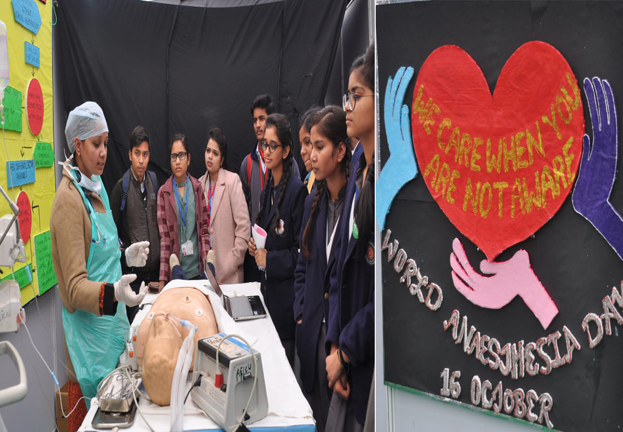 GSVM Medical College annual festival tarang, health test of school children
