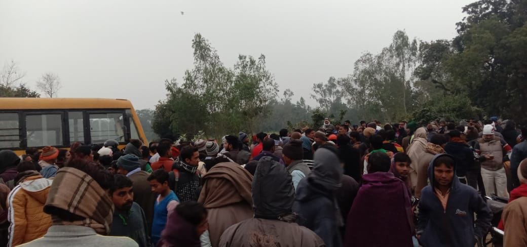 Uncontrollable tanker trampled the student, demonstrated put the body