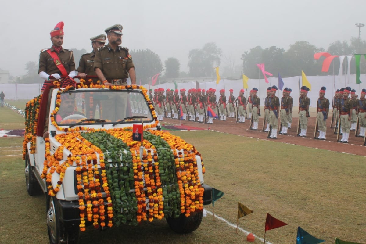 UP police passing out parade 2019, Recruiters takes oath