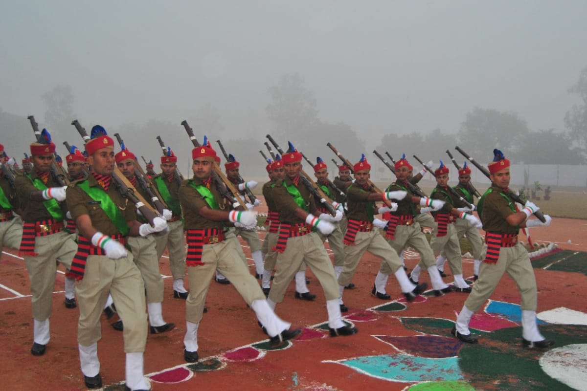 UP police passing out parade 2019, Recruiters takes oath