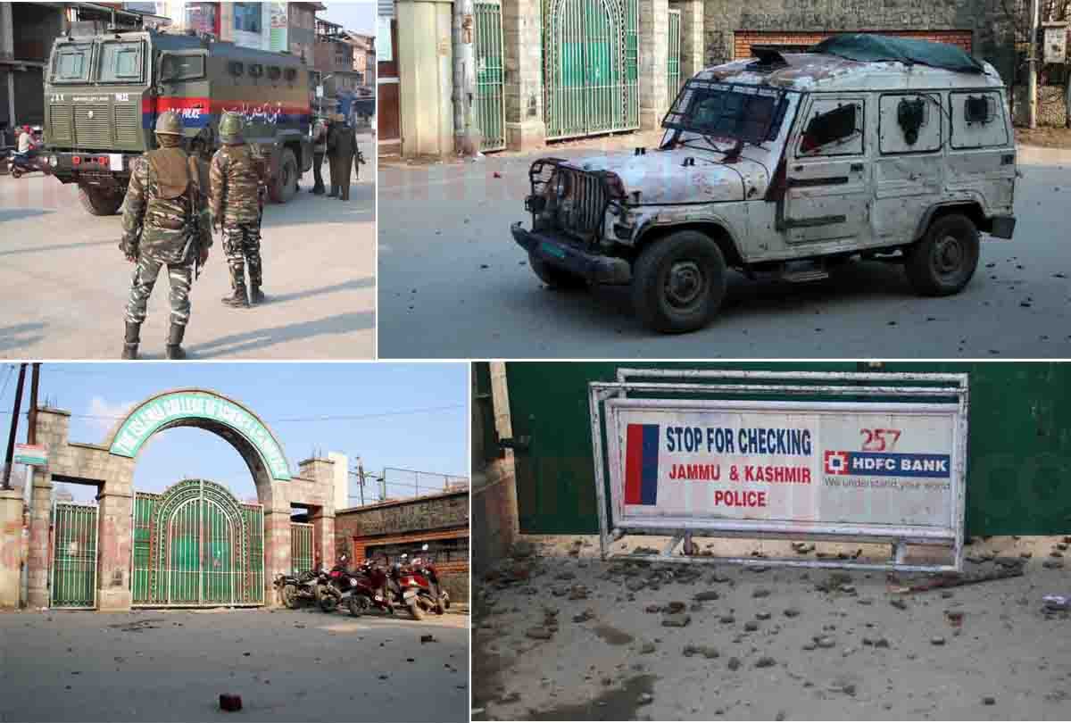 Protest in Kashmir After Jamia protest against Citizenship Amendment Act 2019