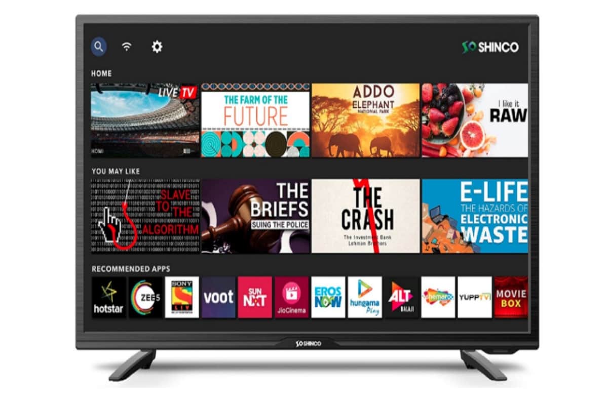 Amazon great India festival sale 2020 buy Shinco 32 inch Smart tv at only rs 3232 on 18th October 2020