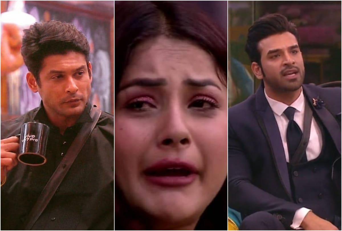 Bigg Boss 13 Captaincy task Shehnaz Kaur Gill hurt by Paras Chhabra Siddharth Shukla supported her