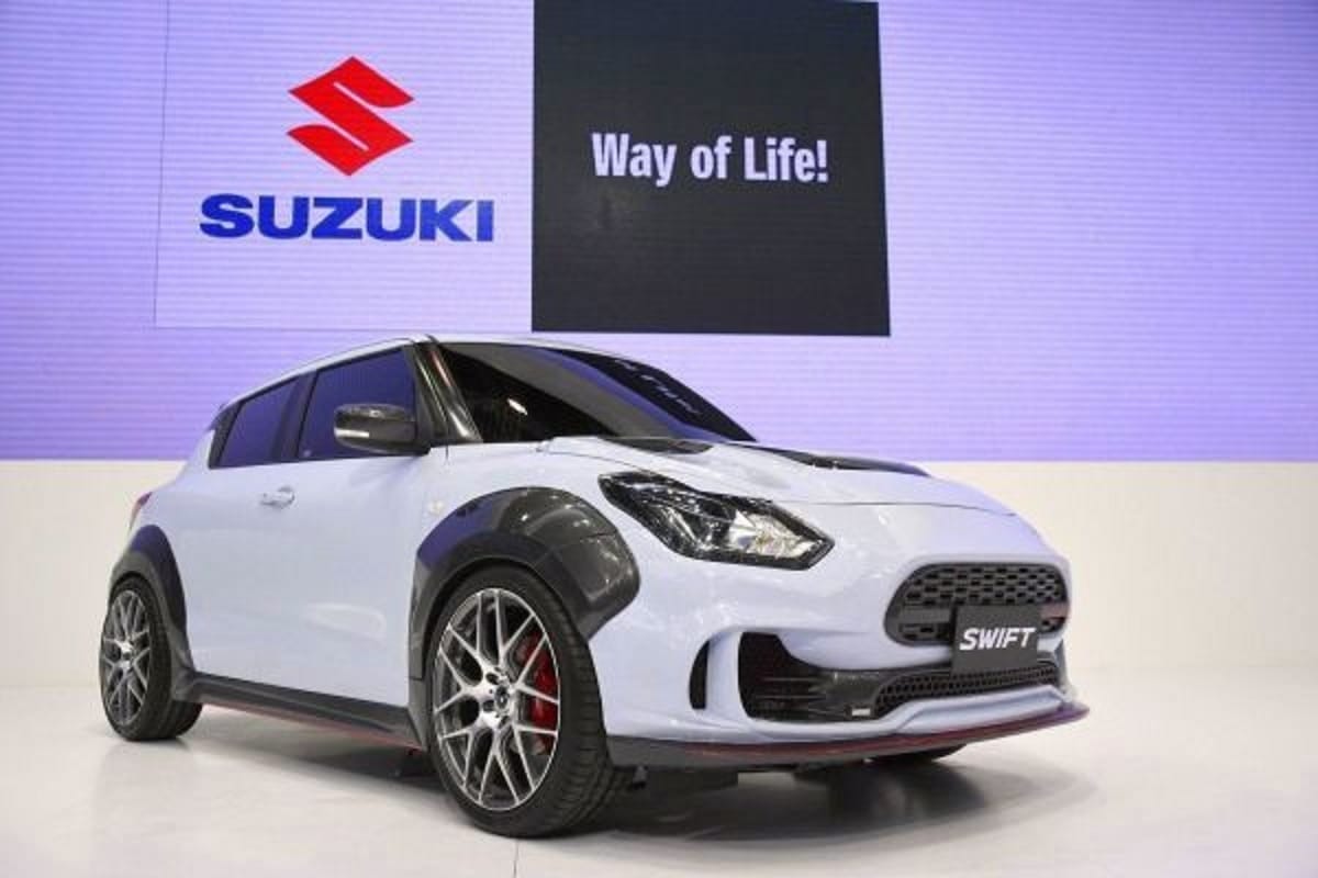 suzuki cars showcased suzuki swift sport extreme concept in thai motor show