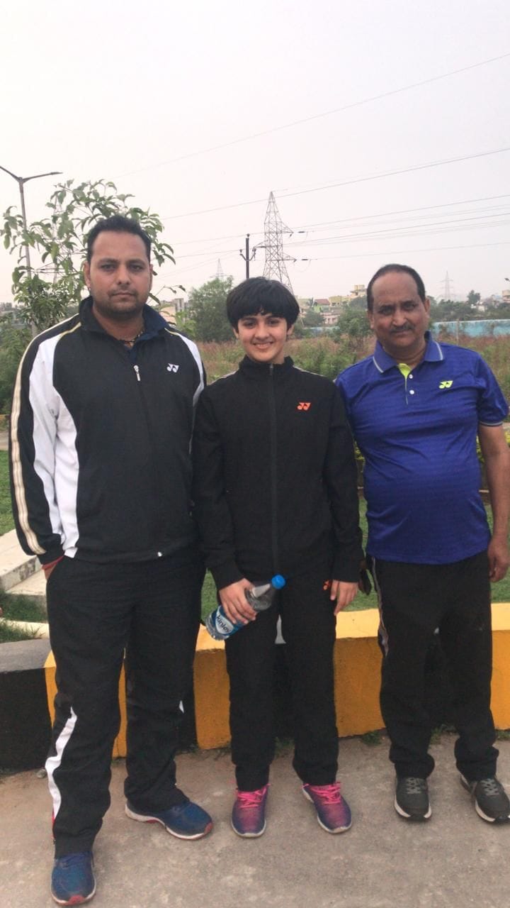 tejasbiny wins bedminton