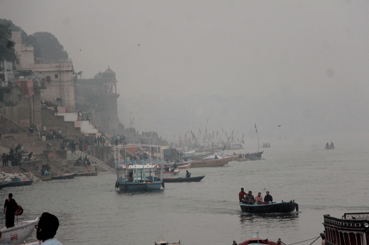 varanasi weather temperature low in city rain winter started