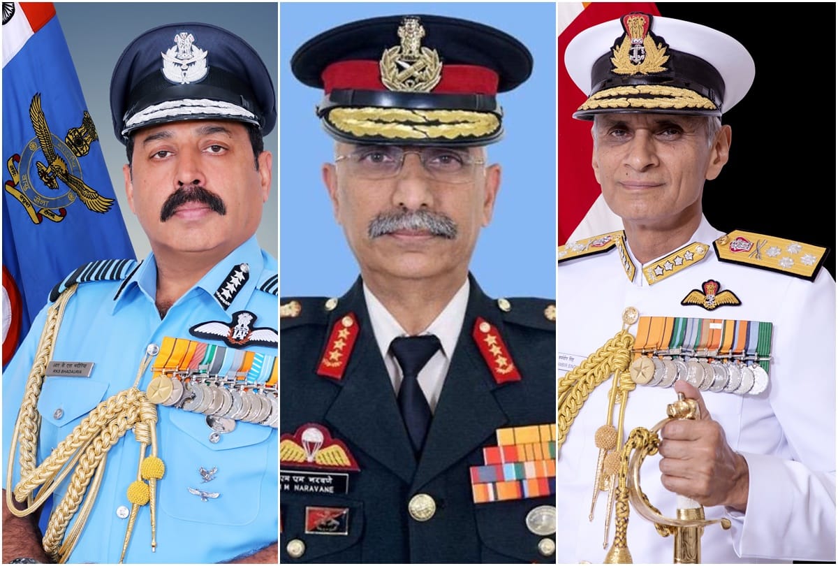 Manoj Mukund Naravane Karambir Singh and RKS Bhadauria belongs to same NDA course Indian Army Chief