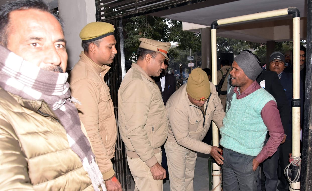 sambhal police alert