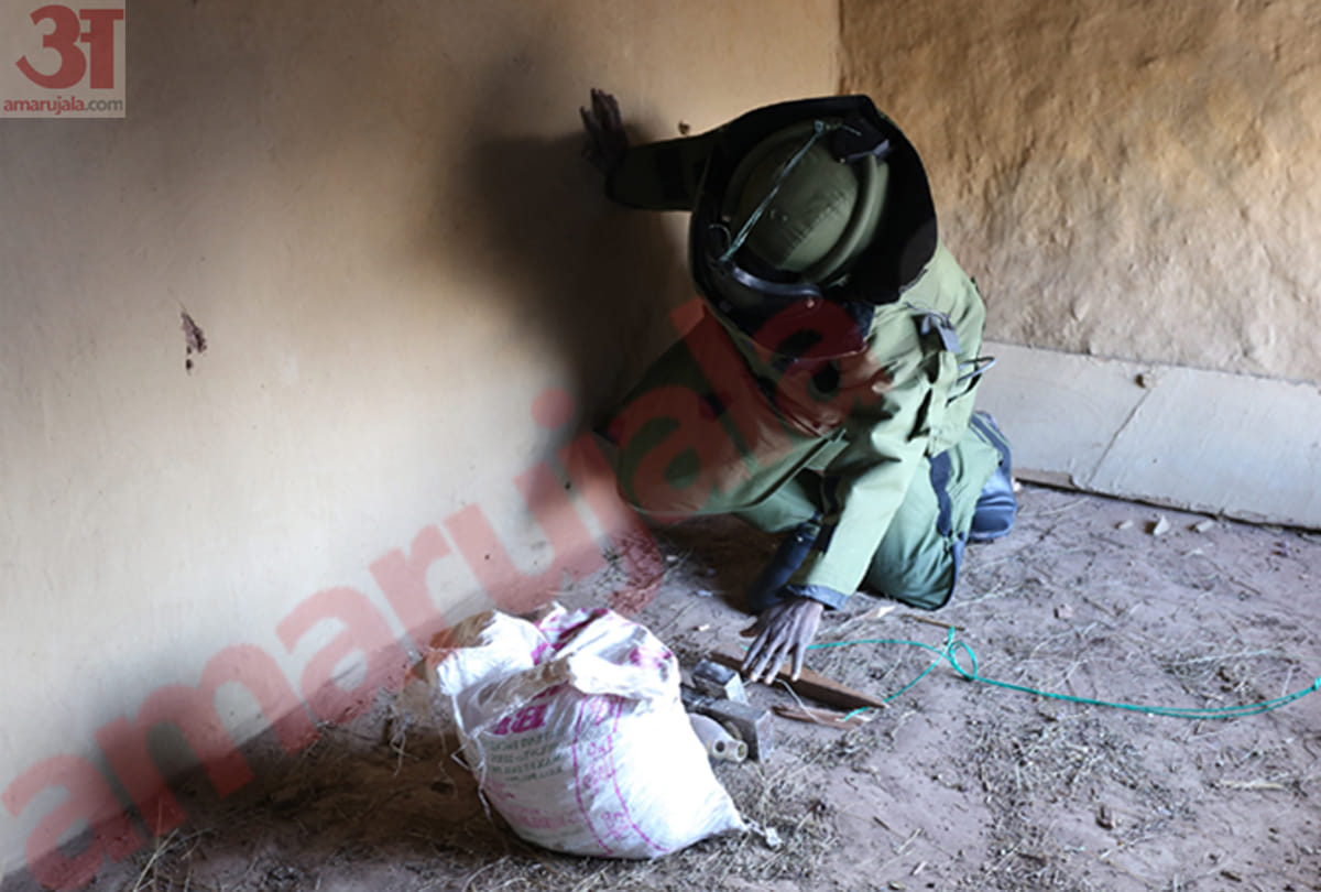 indian army defused mortar missile in uri sector jammu kashmir, blasted the house