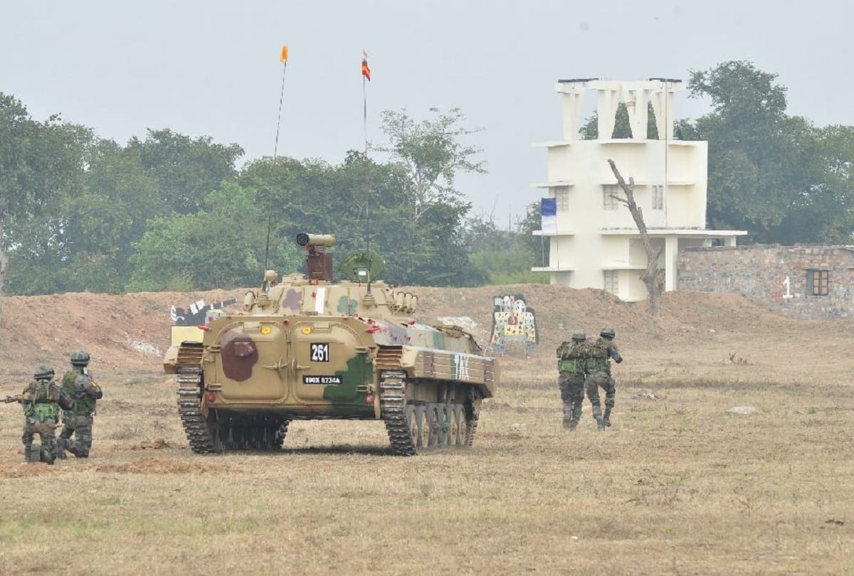 Indian and Russian army joint exercise in Jhansi babina camp Indra 2019