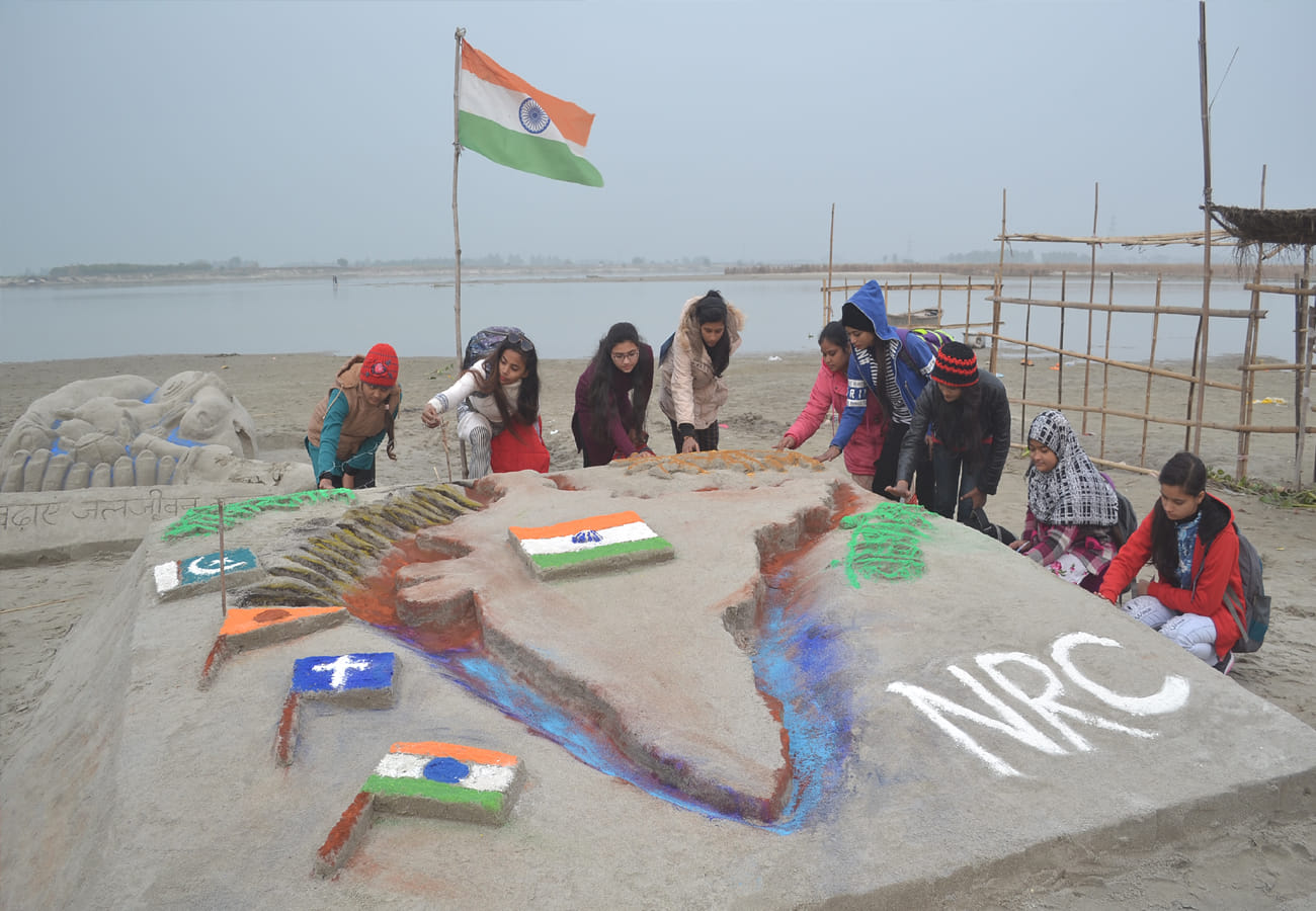 DAV won national level sand craft competition in kanpur