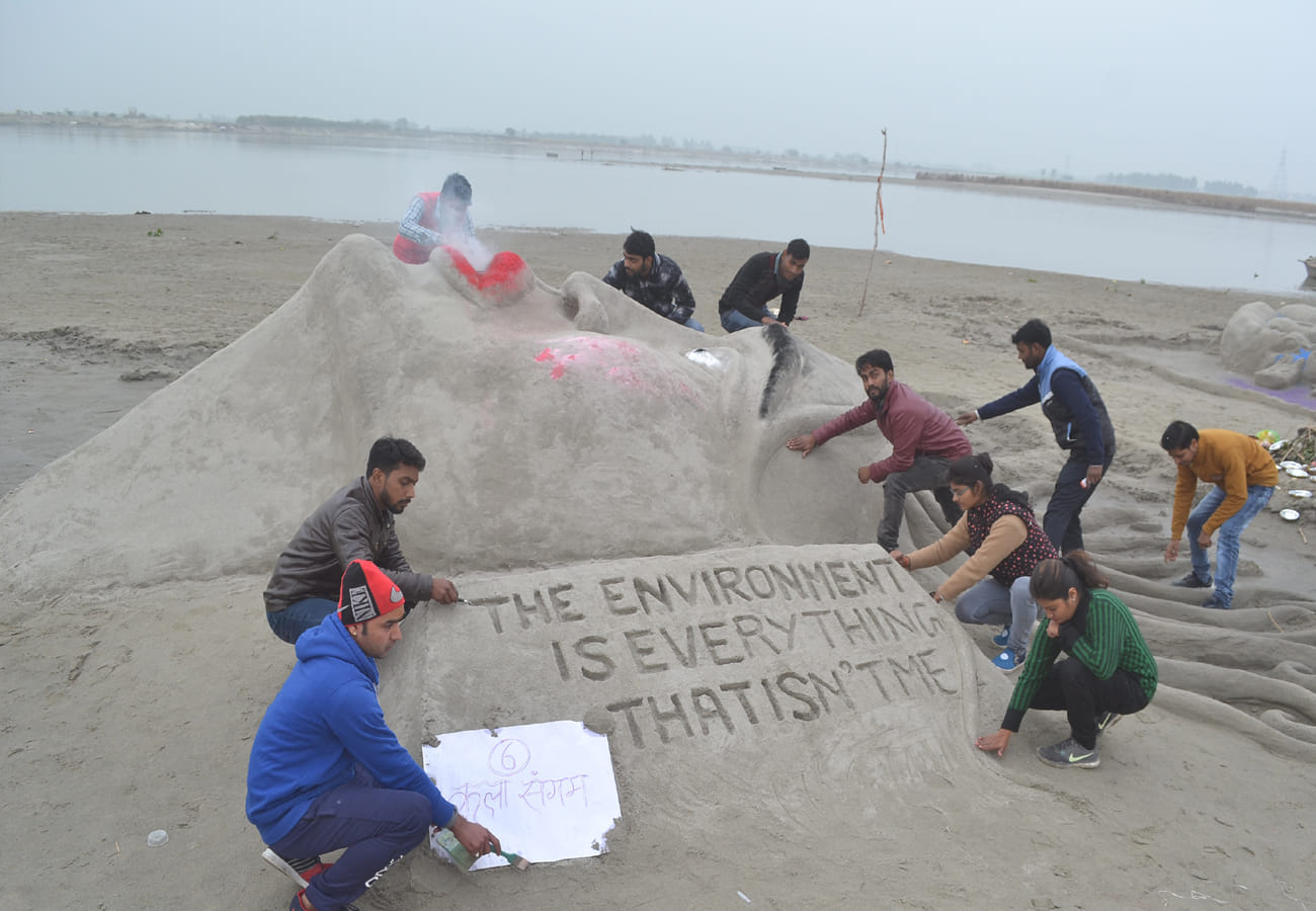 DAV won national level sand craft competition in kanpur