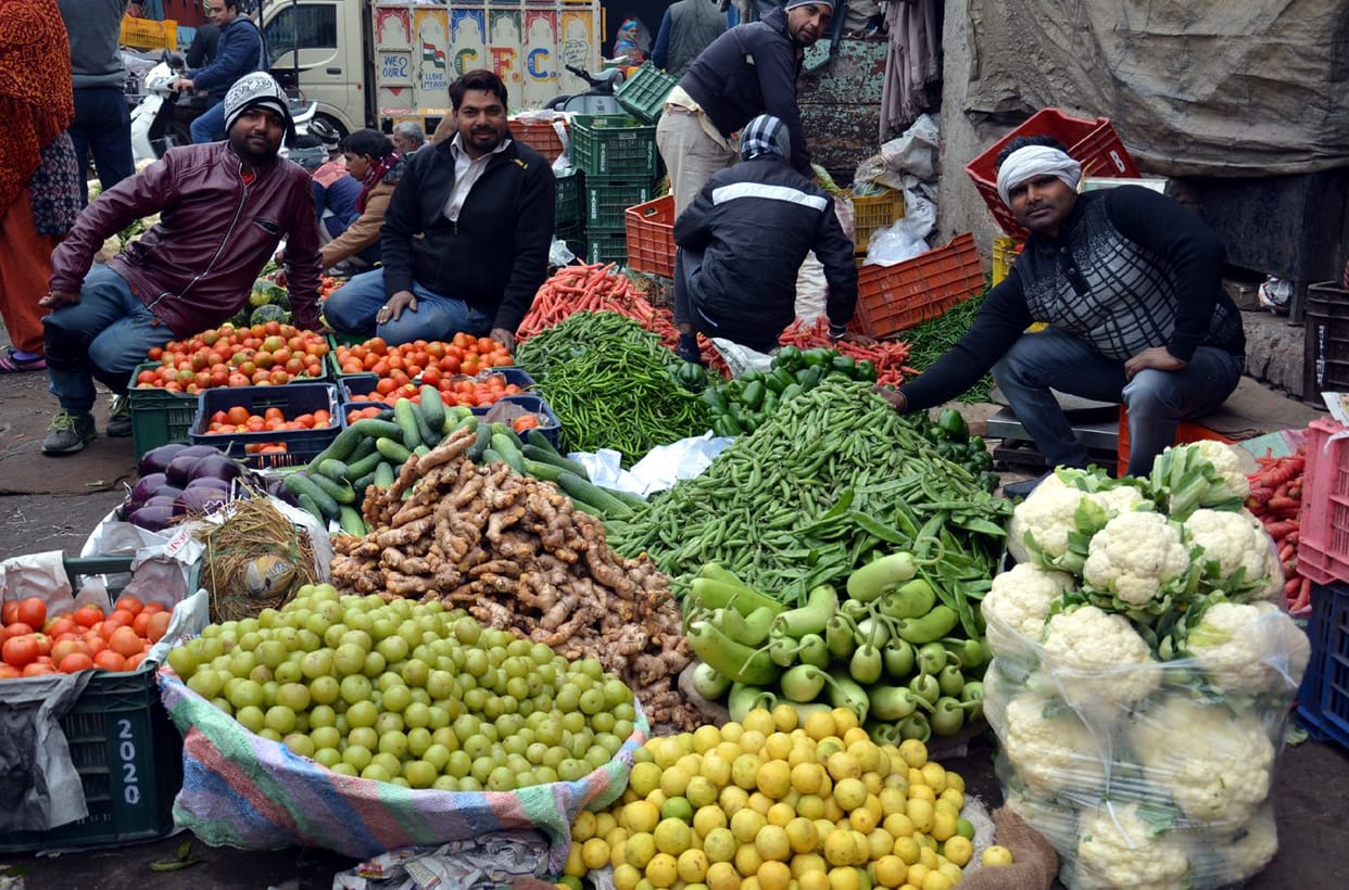 Price of vegetables increased as winter progressed