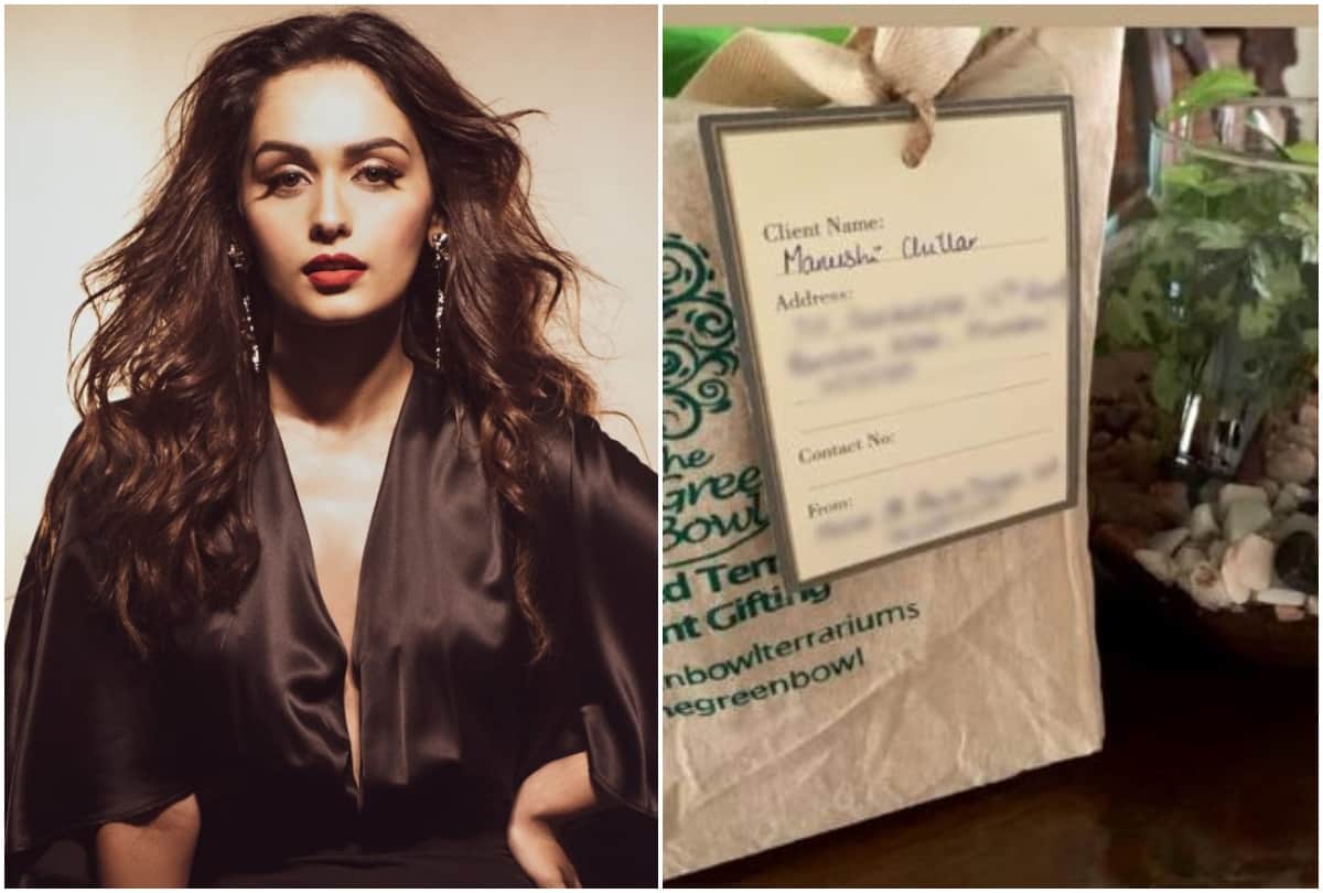 manushi chhillar leaked her address on social media
