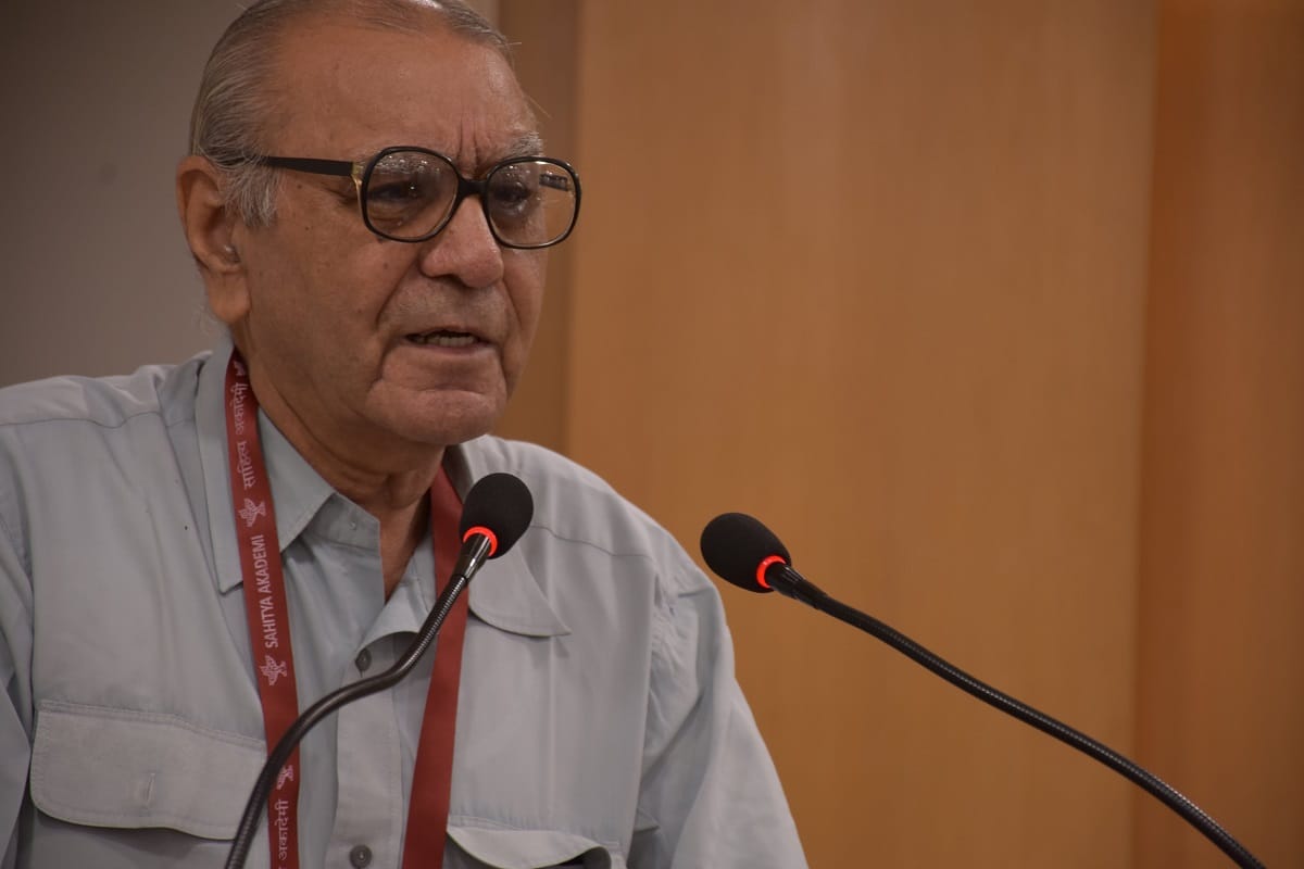 sahitya academy 2019: wirter Nand Kishore Acharya said in conflict of views Violent thoughts wins