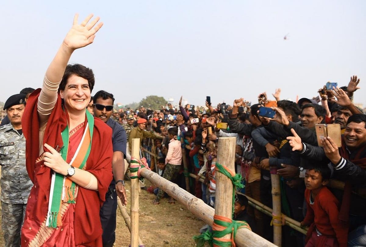 Priyanka Gandhi meet delegation of advocates IN Lucknow