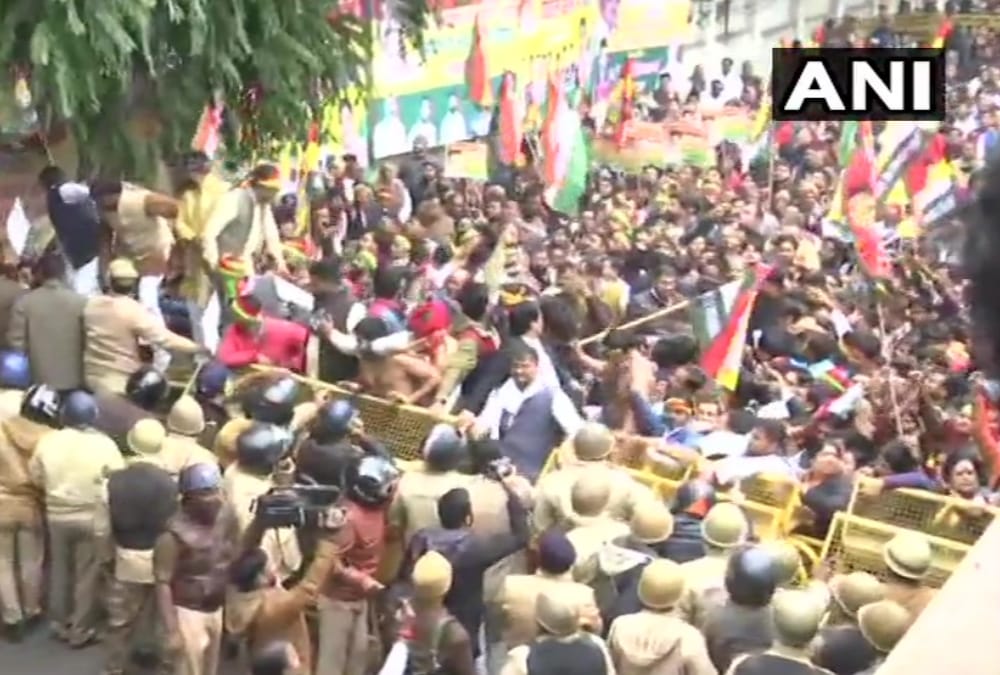 Protest against CAA and NRC continue in Uttar Pradesh.