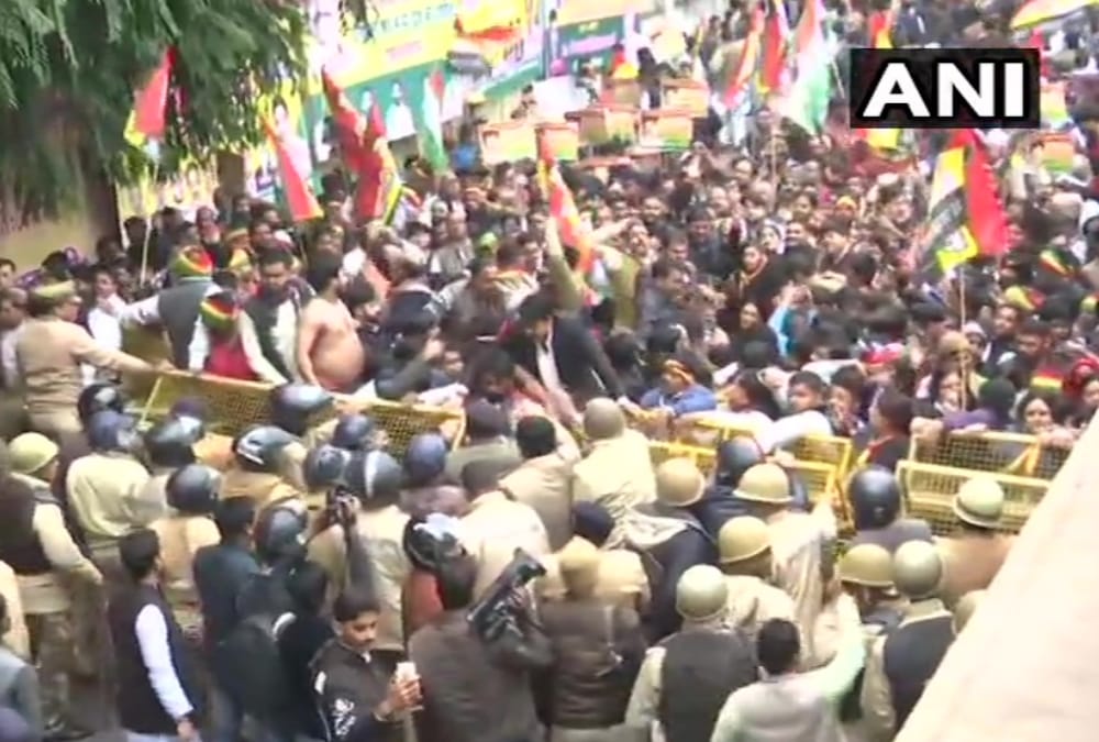 Protest against CAA and NRC continue in Uttar Pradesh.